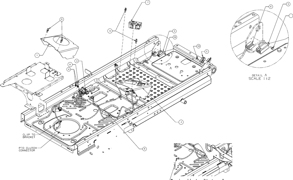 Electrical Diagram and Parts List for Z-FORCESZ60KH (17BSDGHD010)(2018) Cub Cadet Lawn Tractor